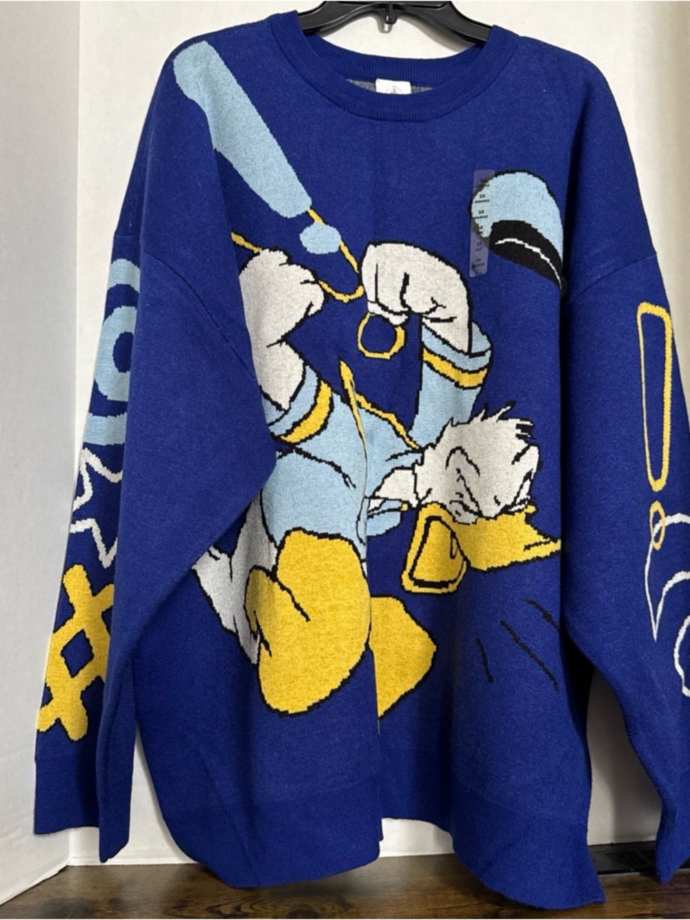 Disney Donald Duck Pullover Knit Sweater for Adults Size 2XL Brand New With Tags - Picture 2 of 11